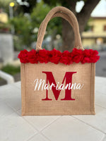 Borsa juta personalizzata